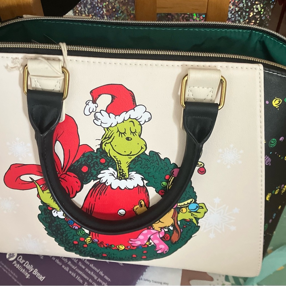 Grinch Christmas Themed Handbag